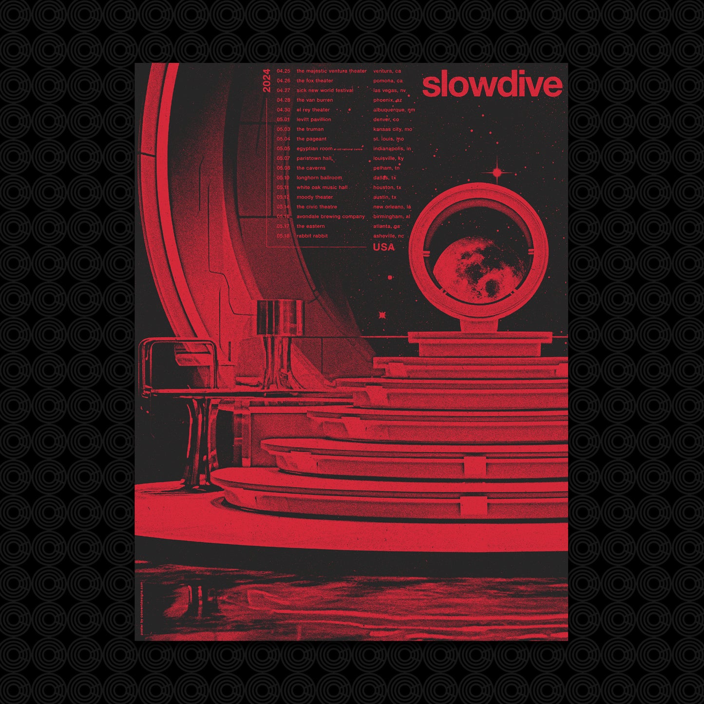 Slowdive North American Spring Tour 2024