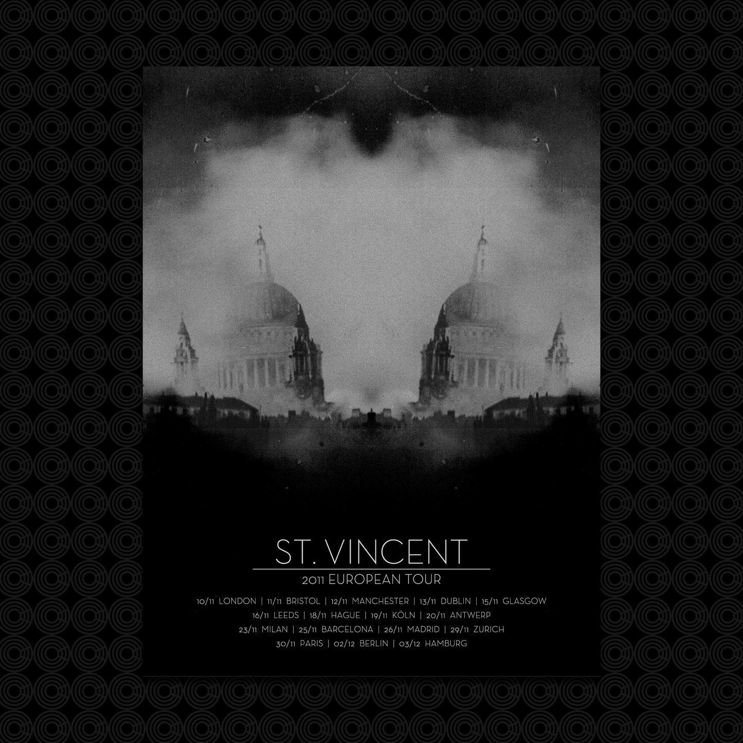 St. Vincent European Tour 2011