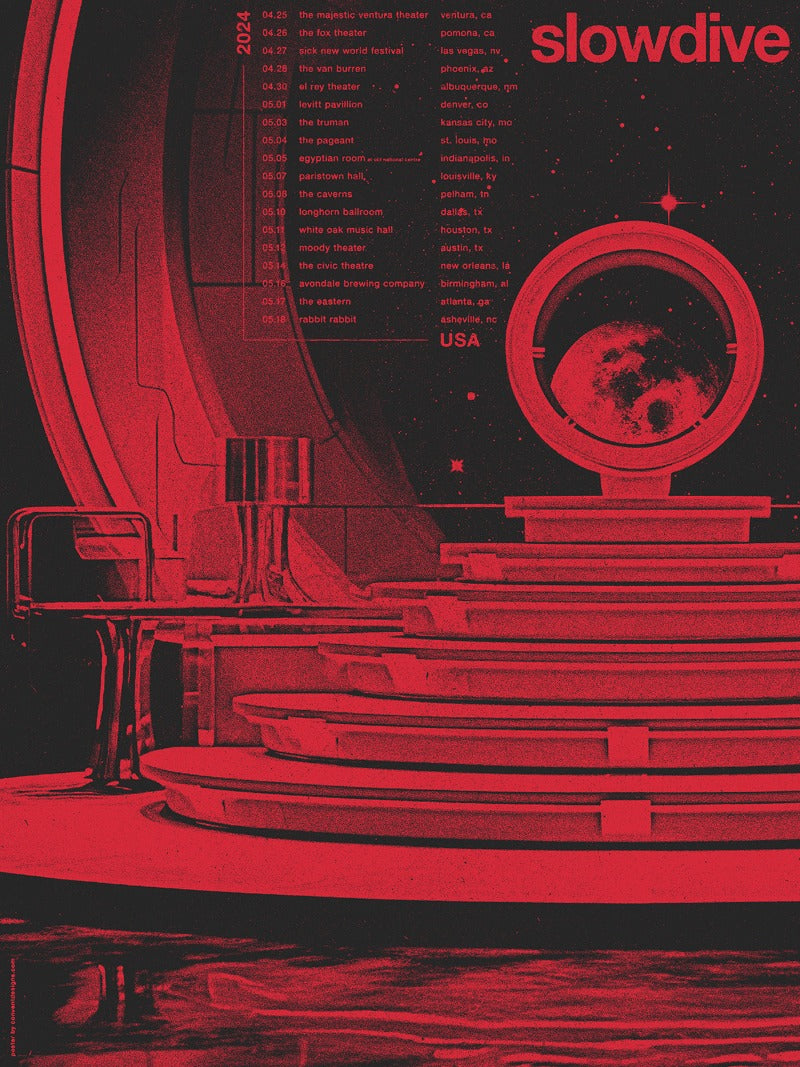 Slowdive North American Spring Tour 2024