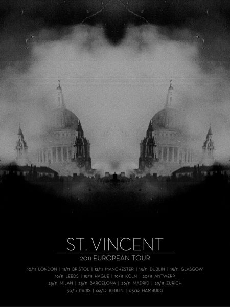 St. Vincent European Tour 2011