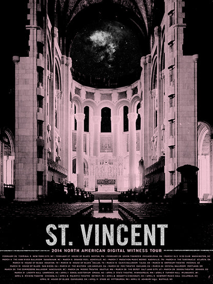 St. Vincent North America Tour 2014