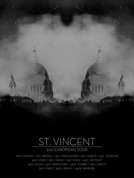 St. Vincent European Tour 2011